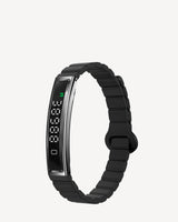 Black + Silicone Strap